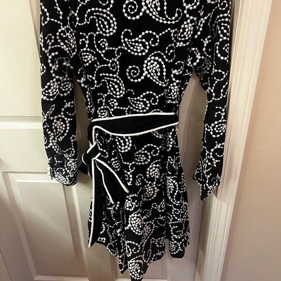 Alexis Paisley Wrap Mini Dress - Picture 3 of 5